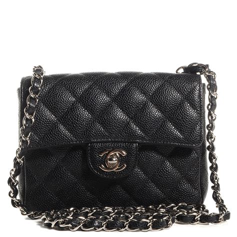 chanel mini flap in caviar|Flap Bags .